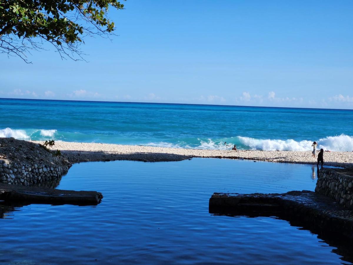 Beachfront Apartment, Quiet 4 Beds, 1 Bath, Ac, Wi-Fi, Hot Water, In Paraiso Near Los Patos Eksteriør bilde