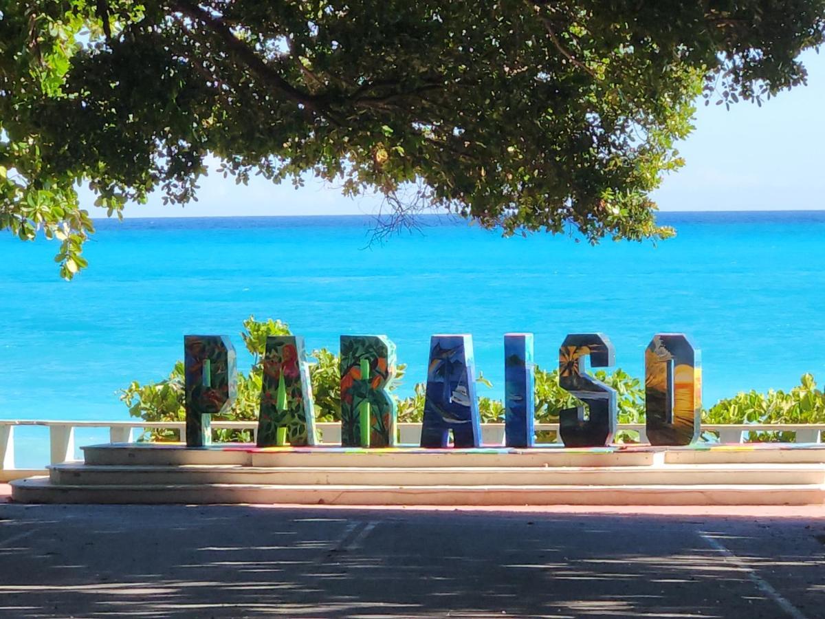 Beachfront Apartment, Quiet 4 Beds, 1 Bath, Ac, Wi-Fi, Hot Water, In Paraiso Near Los Patos Eksteriør bilde