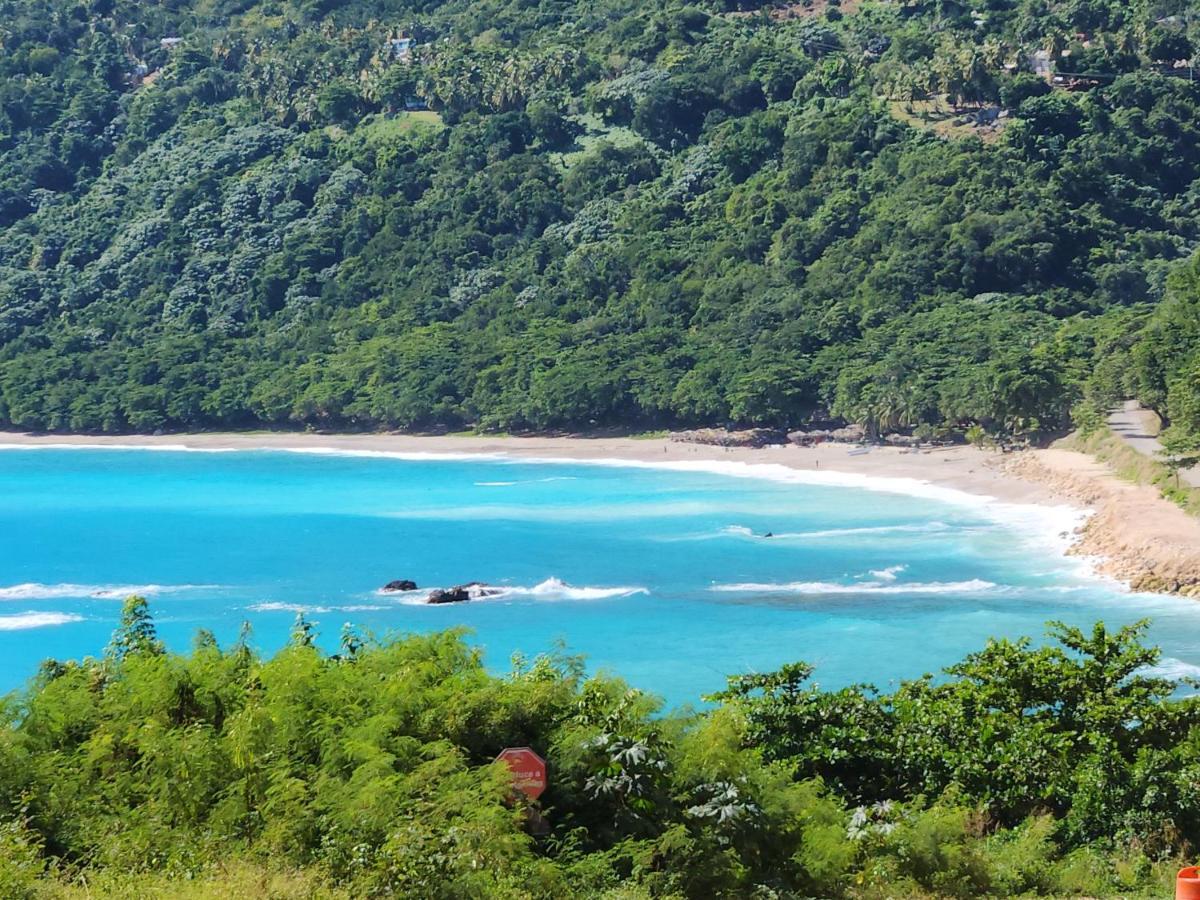 Beachfront Apartment, Quiet 4 Beds, 1 Bath, Ac, Wi-Fi, Hot Water, In Paraiso Near Los Patos Eksteriør bilde