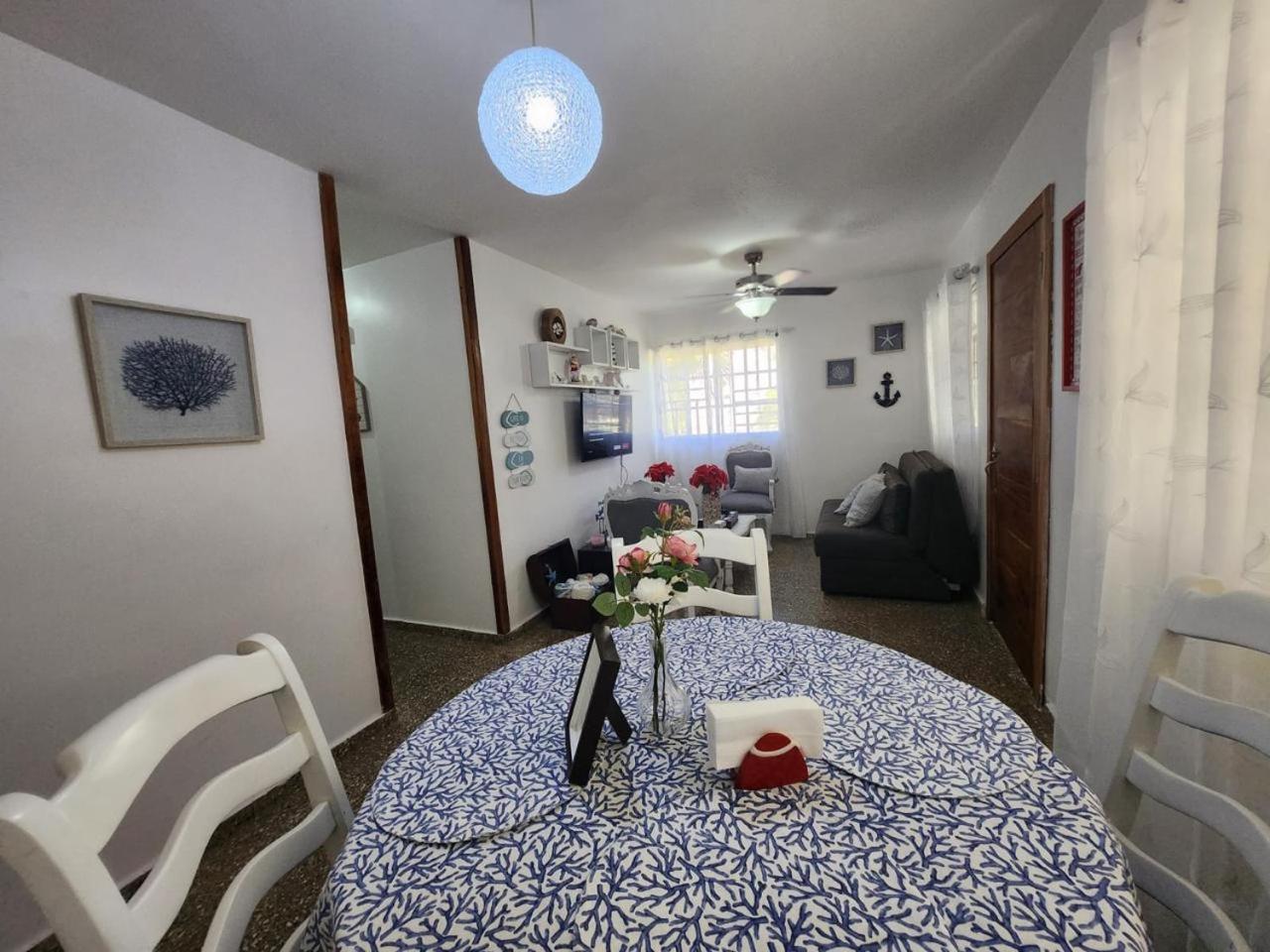 Beachfront Apartment, Quiet 4 Beds, 1 Bath, Ac, Wi-Fi, Hot Water, In Paraiso Near Los Patos Eksteriør bilde